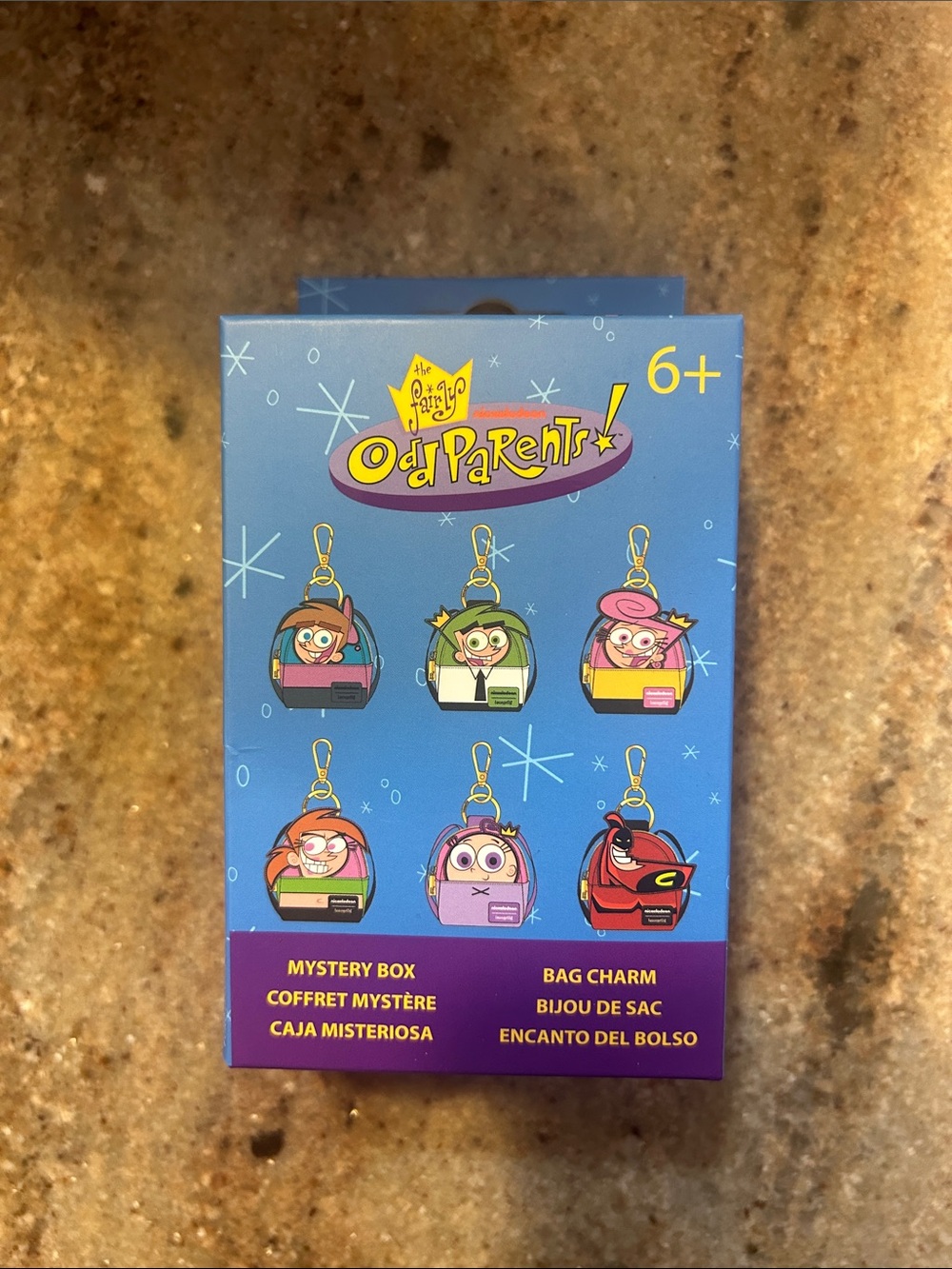Loungefly The Fairly OddParents Mystery Box Bag Charm - Blue